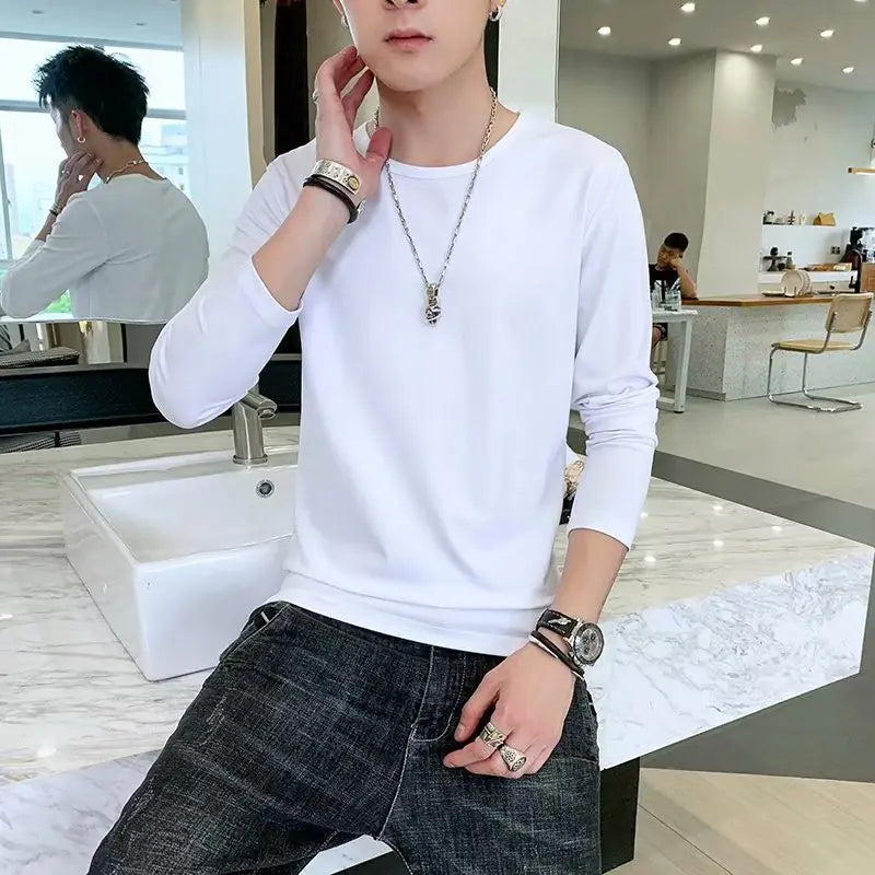 Men's Casual Oversized Graphic Sweatshirt (Long Sleeve)